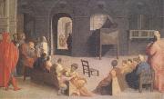 Domenico Beccafumi San Bernardino of Siena Preaching (mk05) oil painting on canvas